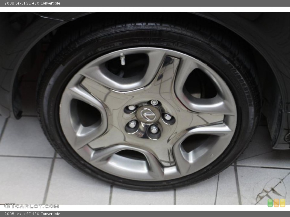 2008 Lexus SC 430 Convertible Wheel and Tire Photo #43610810
