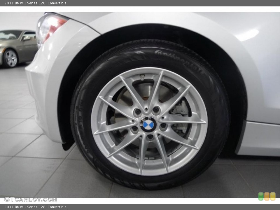 2011 BMW 1 Series 128i Convertible Wheel and Tire Photo #43621199