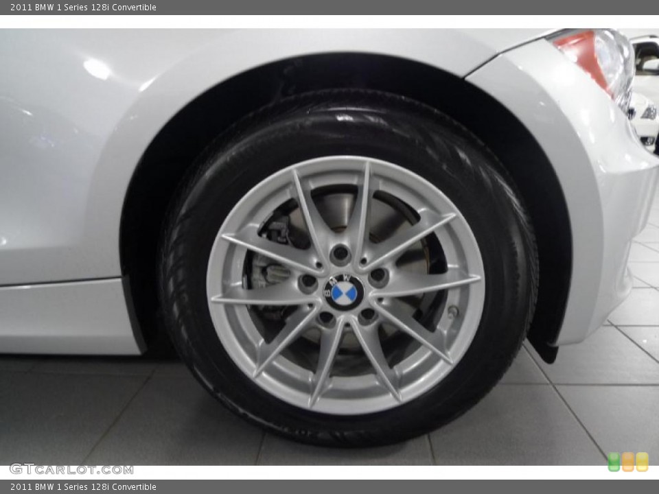 2011 BMW 1 Series 128i Convertible Wheel and Tire Photo #43621211