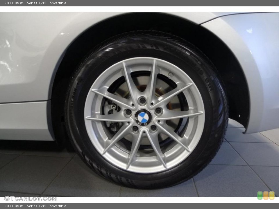 2011 BMW 1 Series 128i Convertible Wheel and Tire Photo #43621223
