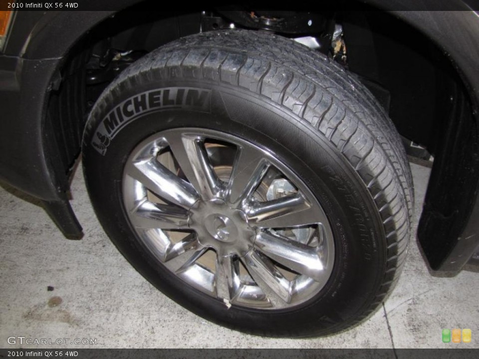 2010 Infiniti QX 56 4WD Wheel and Tire Photo #43622720