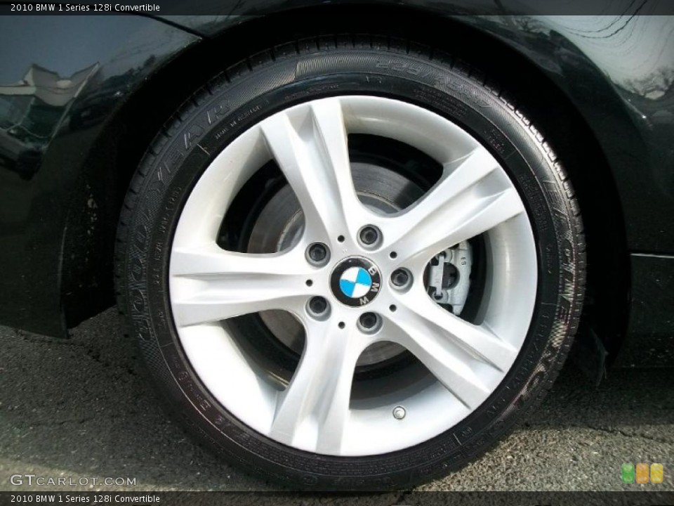 2010 BMW 1 Series 128i Convertible Wheel and Tire Photo #43628320