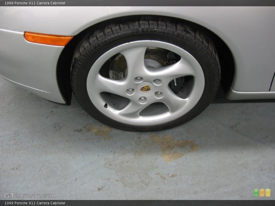 1999 Porsche 911 Carrera Cabriolet Wheel and Tire Photo #43656571
