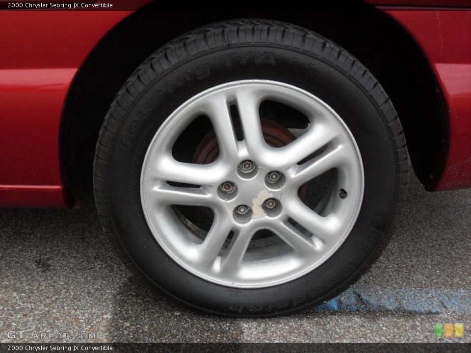 2000 Chrysler Sebring JX Convertible Wheel and Tire Photo #43664475