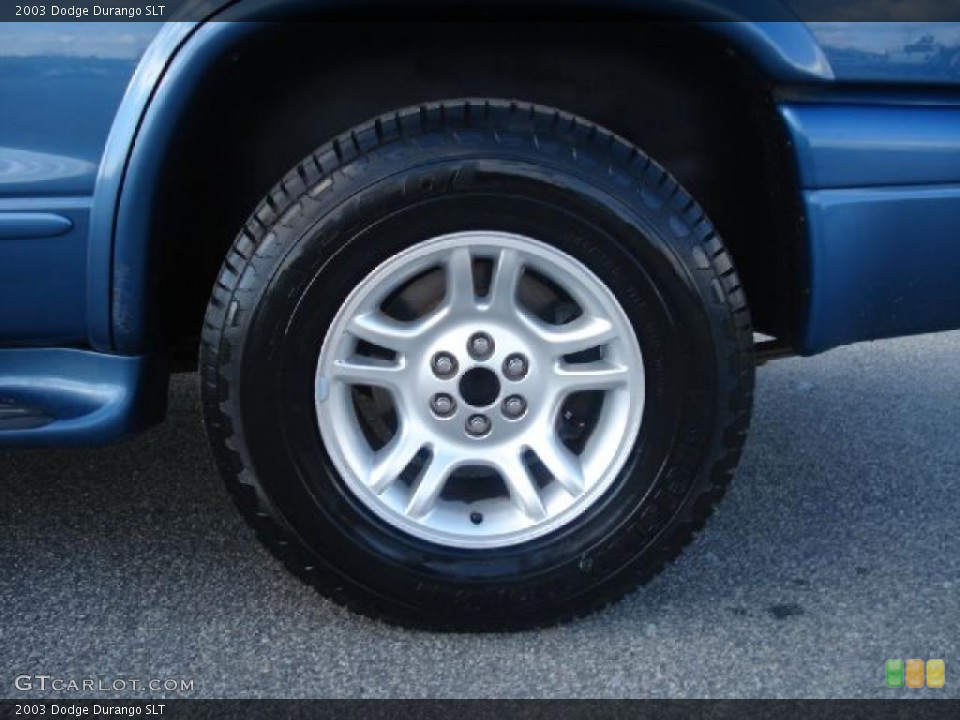 2003 Dodge Durango SLT Wheel and Tire Photo #43667563