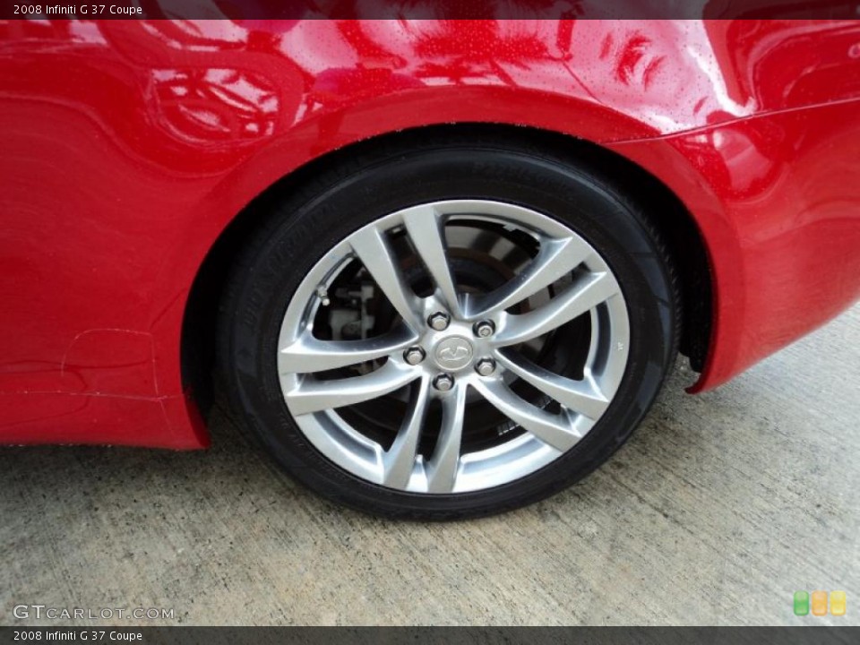 2008 Infiniti G 37 Coupe Wheel and Tire Photo #43700256