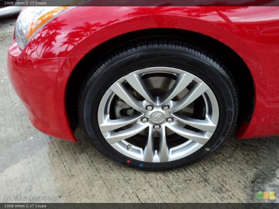 2008 Infiniti G 37 Coupe Wheel and Tire Photo #43700272