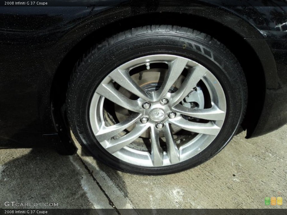 2008 Infiniti G 37 Coupe Wheel and Tire Photo #43705040