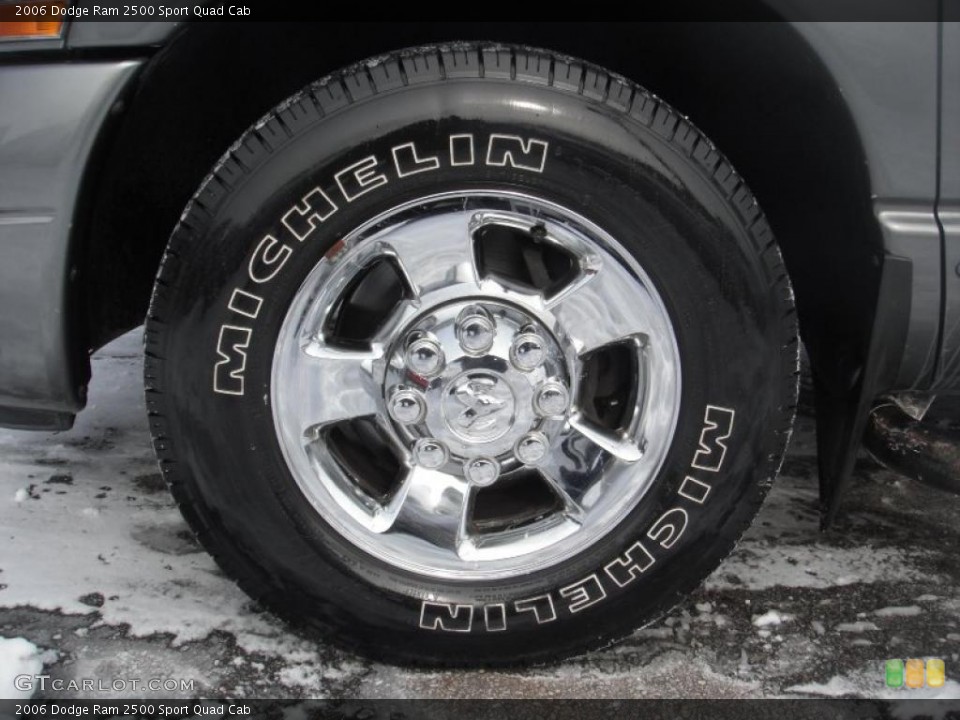 2006 Dodge Ram 2500 Sport Quad Cab Wheel and Tire Photo #43753341