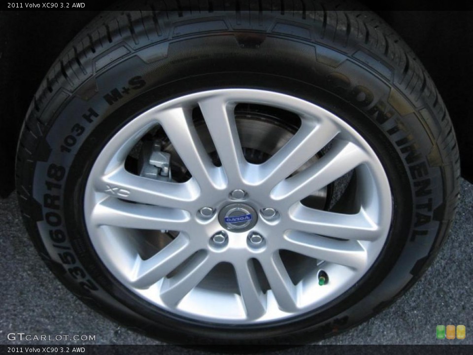 2011 Volvo XC90 3.2 AWD Wheel and Tire Photo #43770352