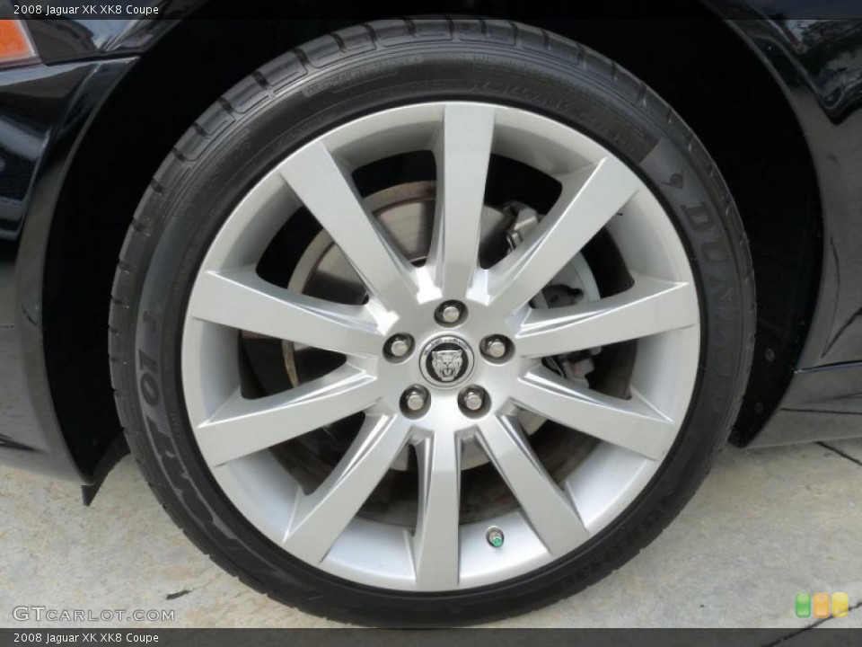 2008 Jaguar XK XK8 Coupe Wheel and Tire Photo #43789082