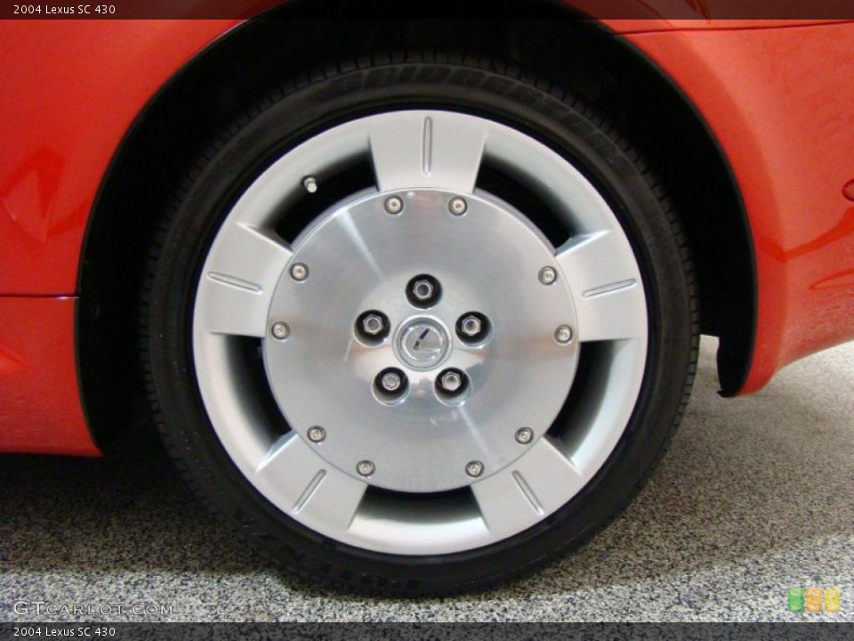 2004 Lexus SC 430 Wheel and Tire Photo #43800029
