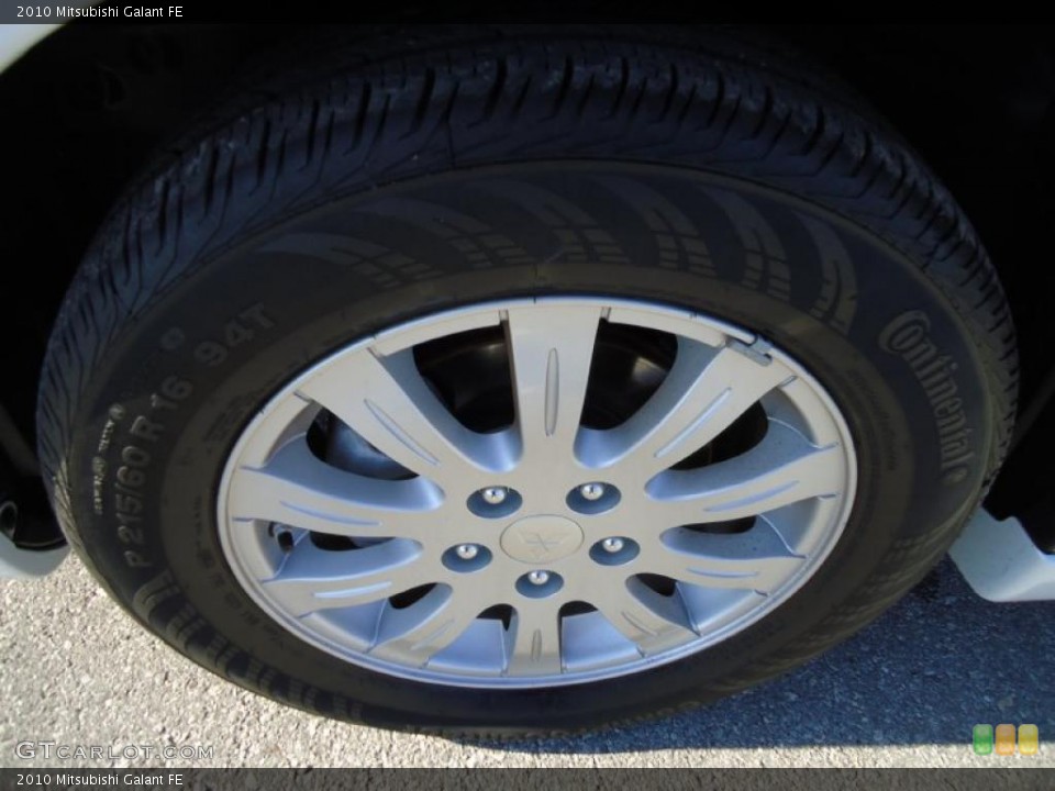 2010 Mitsubishi Galant FE Wheel and Tire Photo #43814558