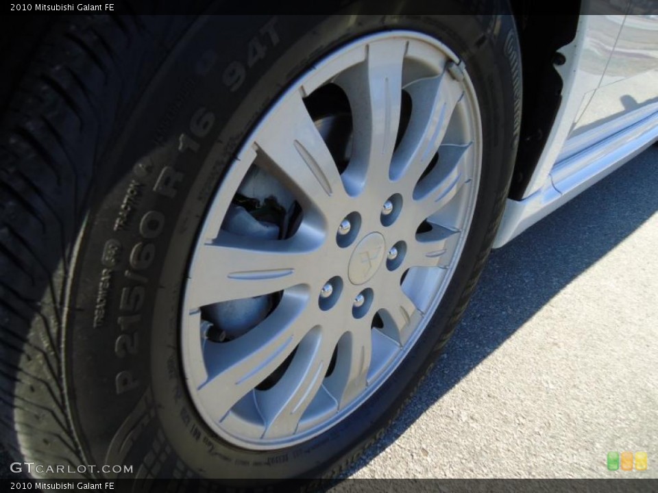 2010 Mitsubishi Galant FE Wheel and Tire Photo #43814574