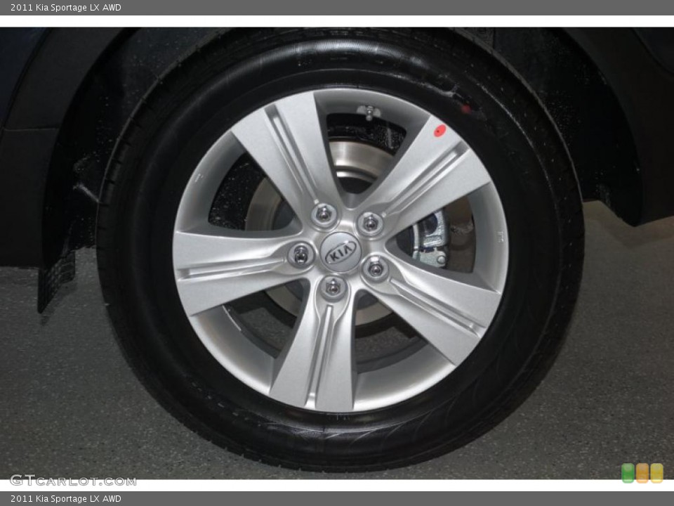 2011 Kia Sportage LX AWD Wheel and Tire Photo #43816050