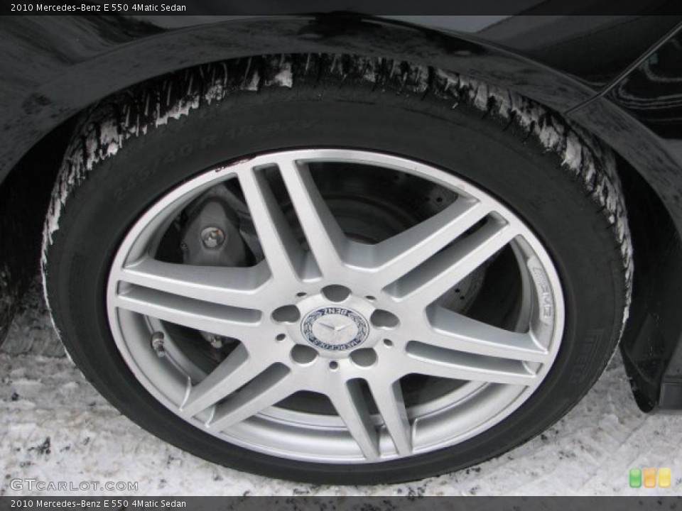 2010 Mercedes-Benz E 550 4Matic Sedan Wheel and Tire Photo #43818867