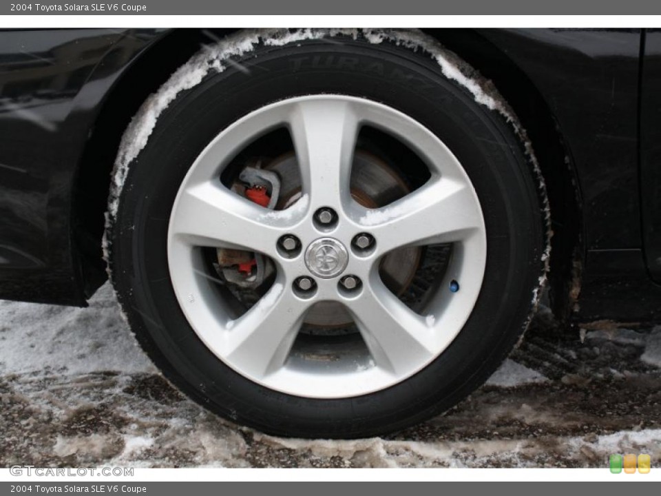2004 Toyota Solara SLE V6 Coupe Wheel and Tire Photo #43822248