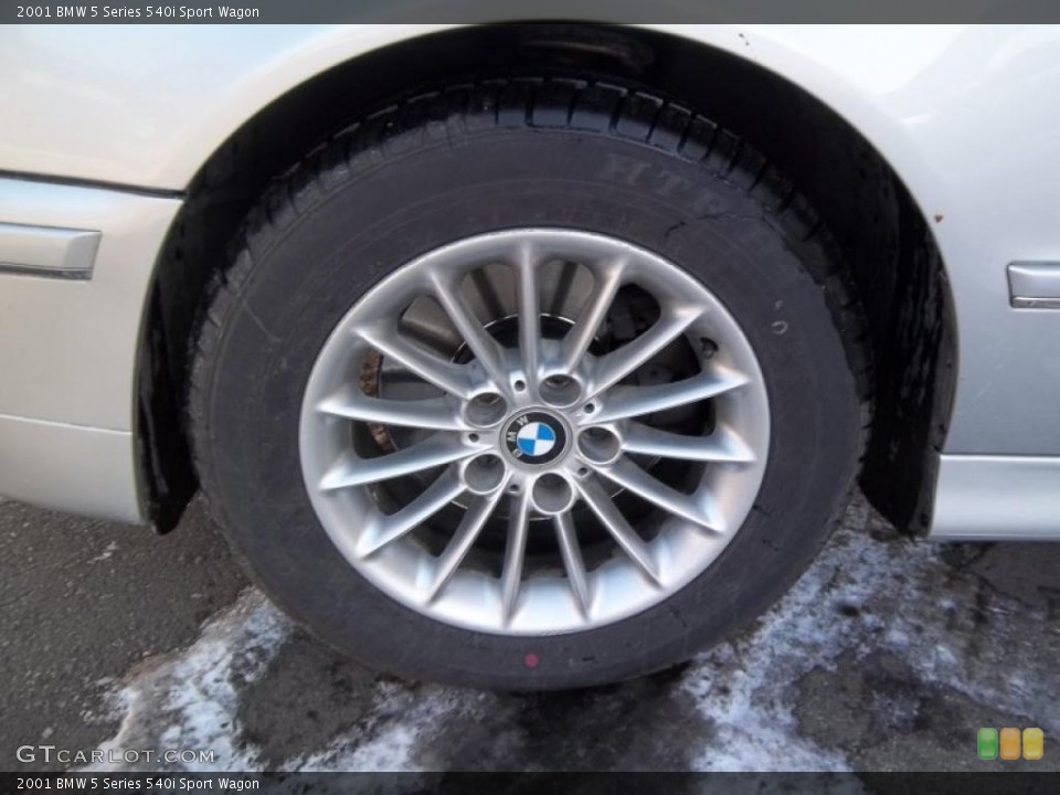 2001 BMW 5 Series 540i Sport Wagon Wheel and Tire Photo #43825717