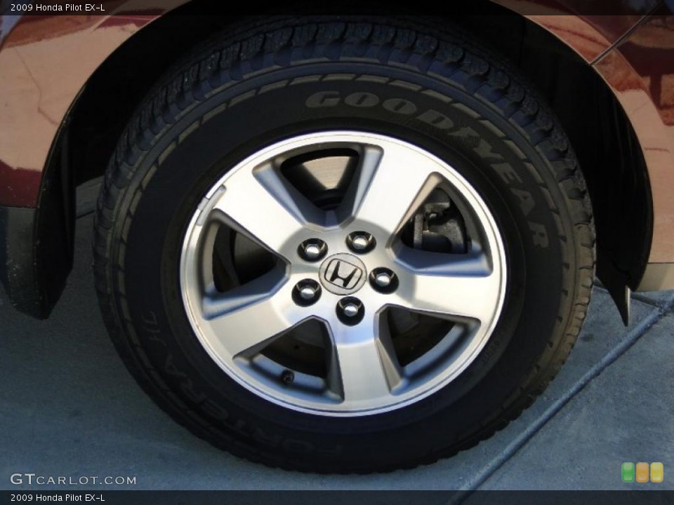 2009 Honda Pilot EX-L Wheel and Tire Photo #43826181