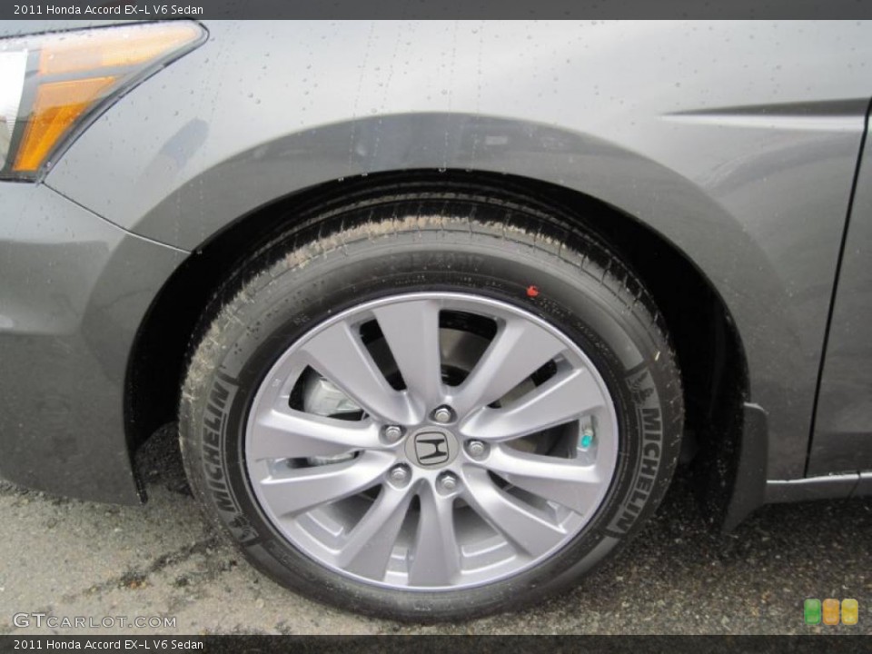 2011 Honda Accord EX-L V6 Sedan Wheel and Tire Photo #43829097