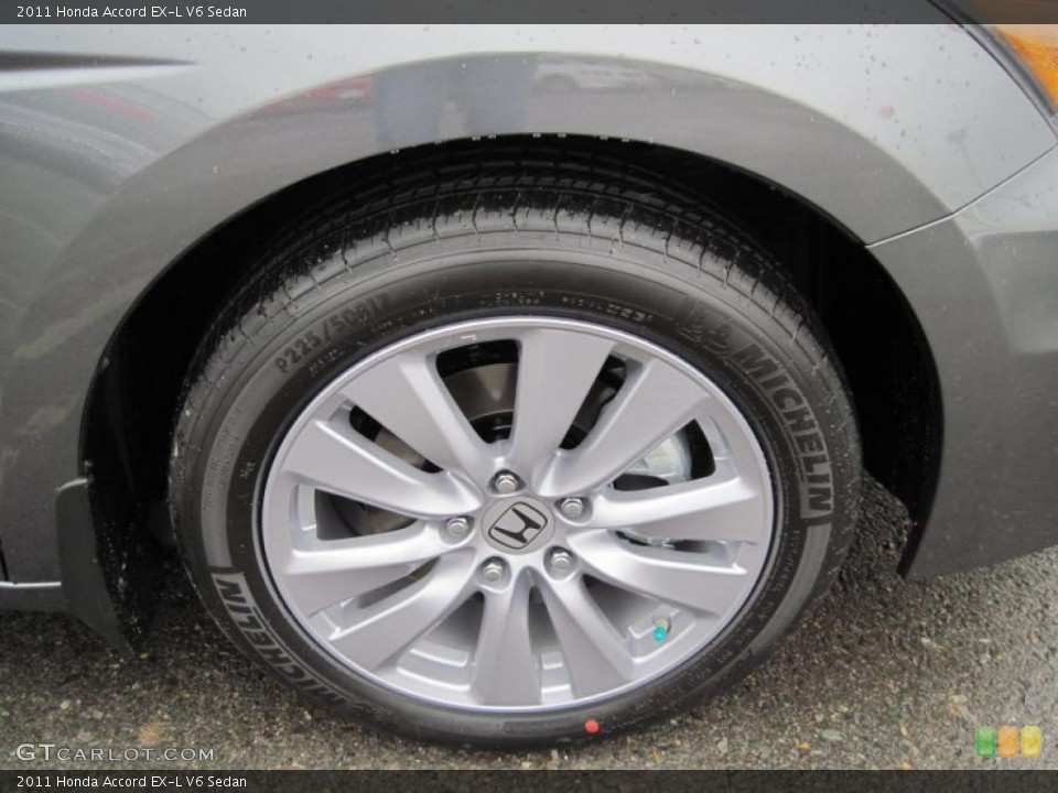 2011 Honda Accord EX-L V6 Sedan Wheel and Tire Photo #43829145