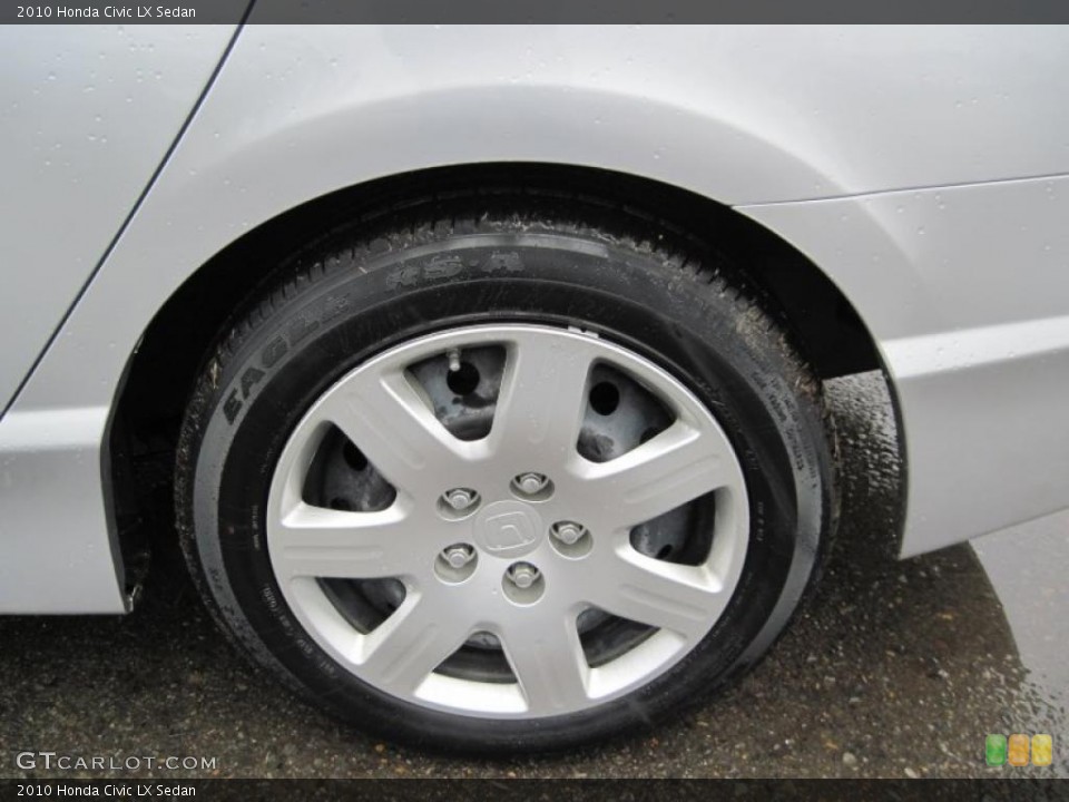2010 Honda Civic LX Sedan Wheel and Tire Photo #43830073