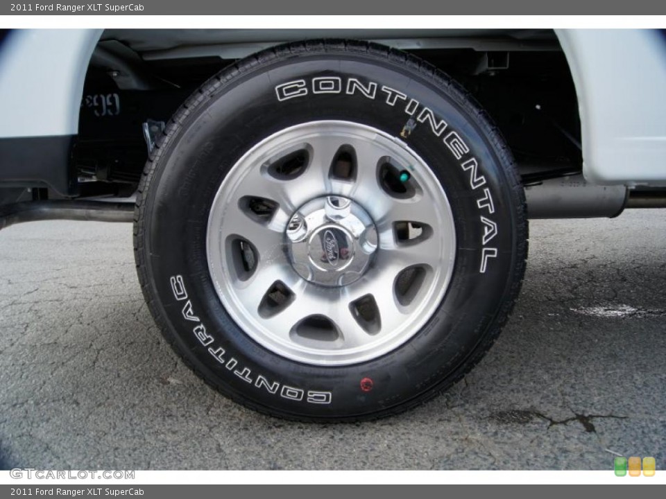 2011 Ford Ranger XLT SuperCab Wheel and Tire Photo #43831081