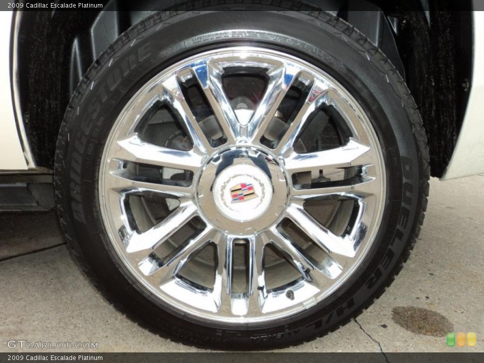 2009 Cadillac Escalade Platinum Wheel and Tire Photo #43832117
