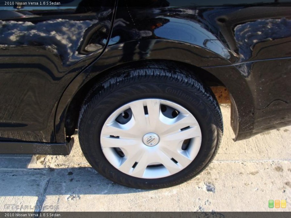 2010 Nissan Versa 1.8 S Sedan Wheel and Tire Photo #43836976