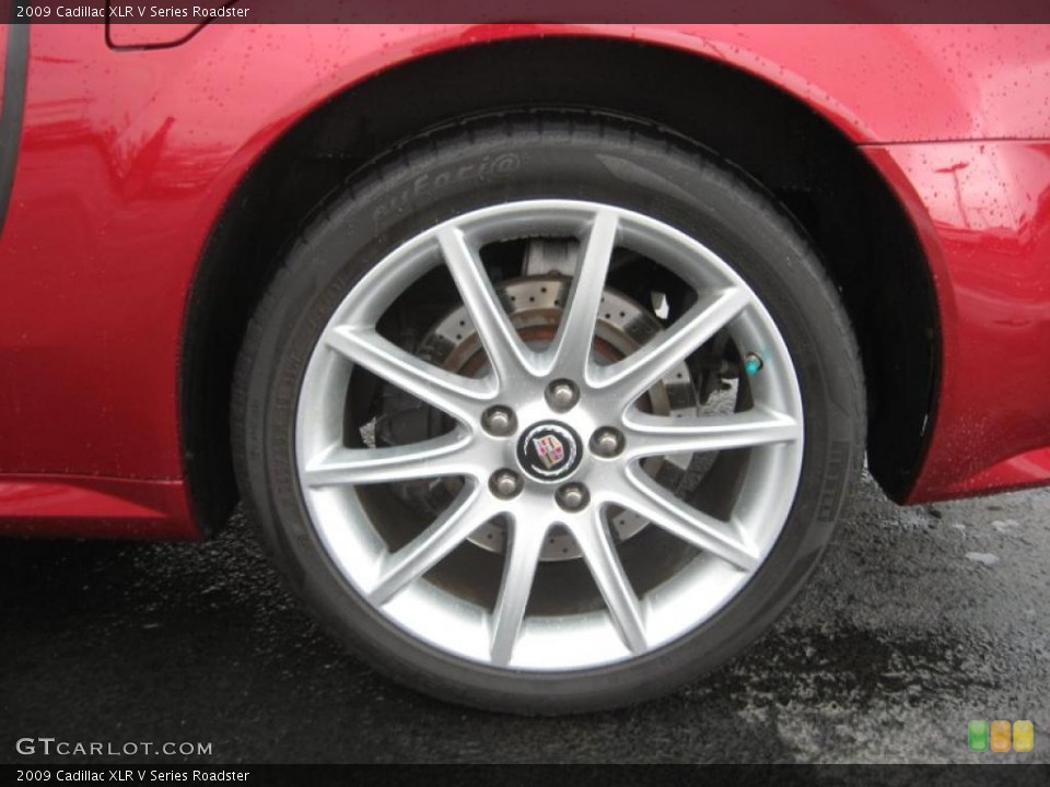 2009 Cadillac XLR V Series Roadster Wheel and Tire Photo #43838777