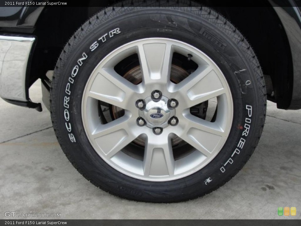 2011 Ford F150 Lariat SuperCrew Wheel and Tire Photo #43884824