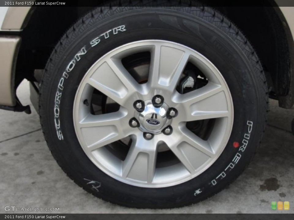 2011 Ford F150 Lariat SuperCrew Wheel and Tire Photo #43885296