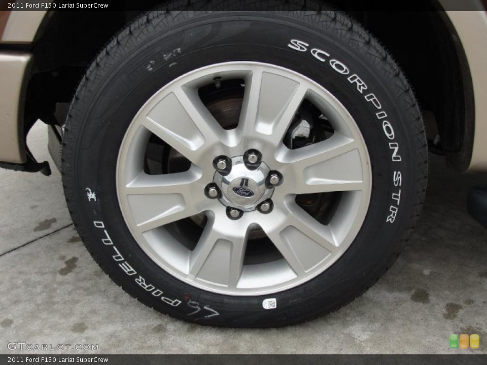 2011 Ford F150 Lariat SuperCrew Wheel and Tire Photo #43885751