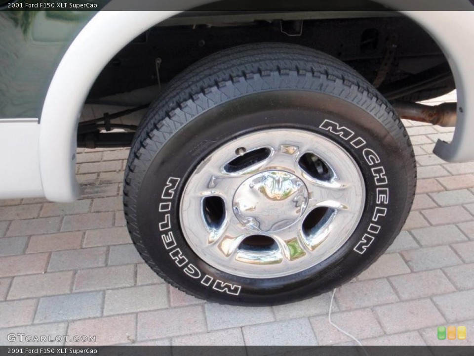 2001 Ford F150 XLT SuperCab Wheel and Tire Photo #43892456