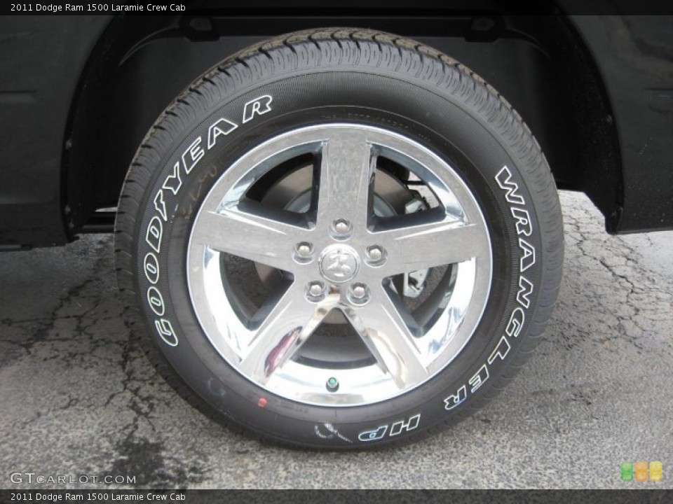 2011 Dodge Ram 1500 Laramie Crew Cab Wheel and Tire Photo #43926474