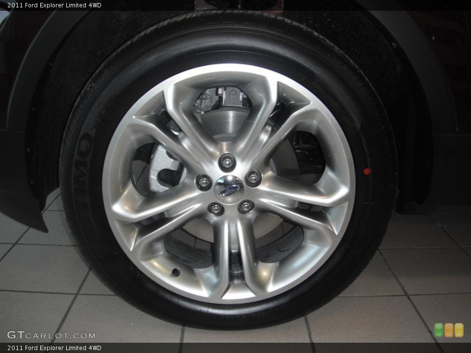 2011 Ford Explorer Limited 4WD Wheel and Tire Photo #43928614