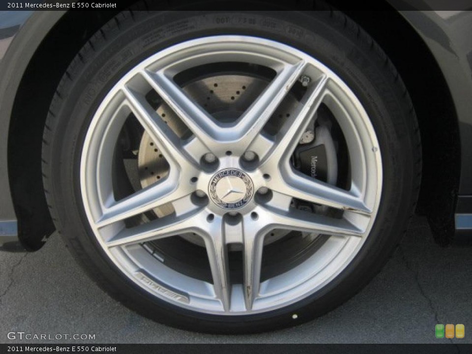 2011 Mercedes-Benz E 550 Cabriolet Wheel and Tire Photo #43928794