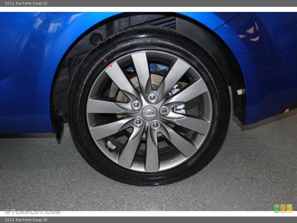2011 Kia Forte Koup SX Wheel and Tire Photo #43933571