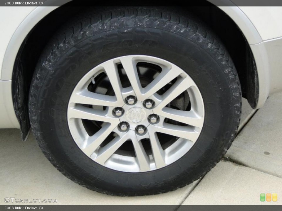 2008 Buick Enclave CX Wheel and Tire Photo #43937807