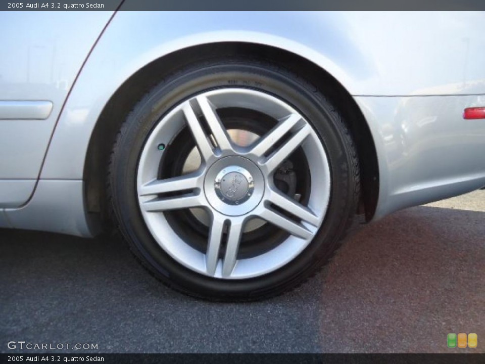 2005 Audi A4 3.2 quattro Sedan Wheel and Tire Photo #43939275