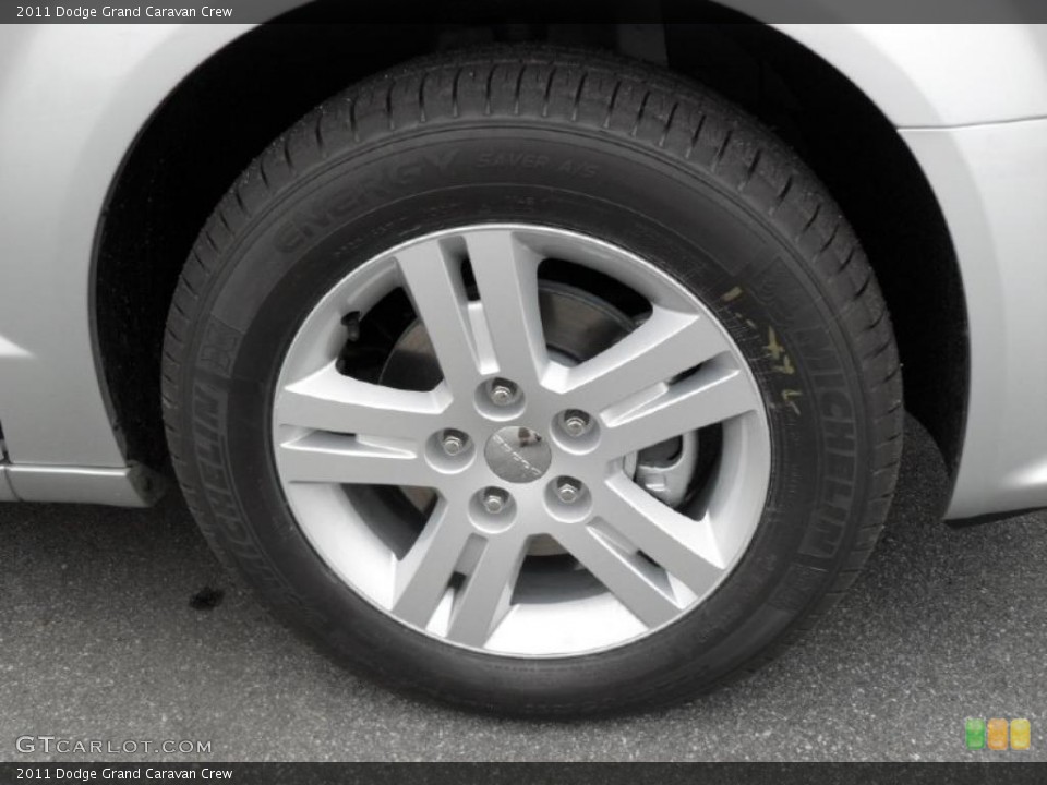 2011 Dodge Grand Caravan Crew Wheel and Tire Photo #43944423