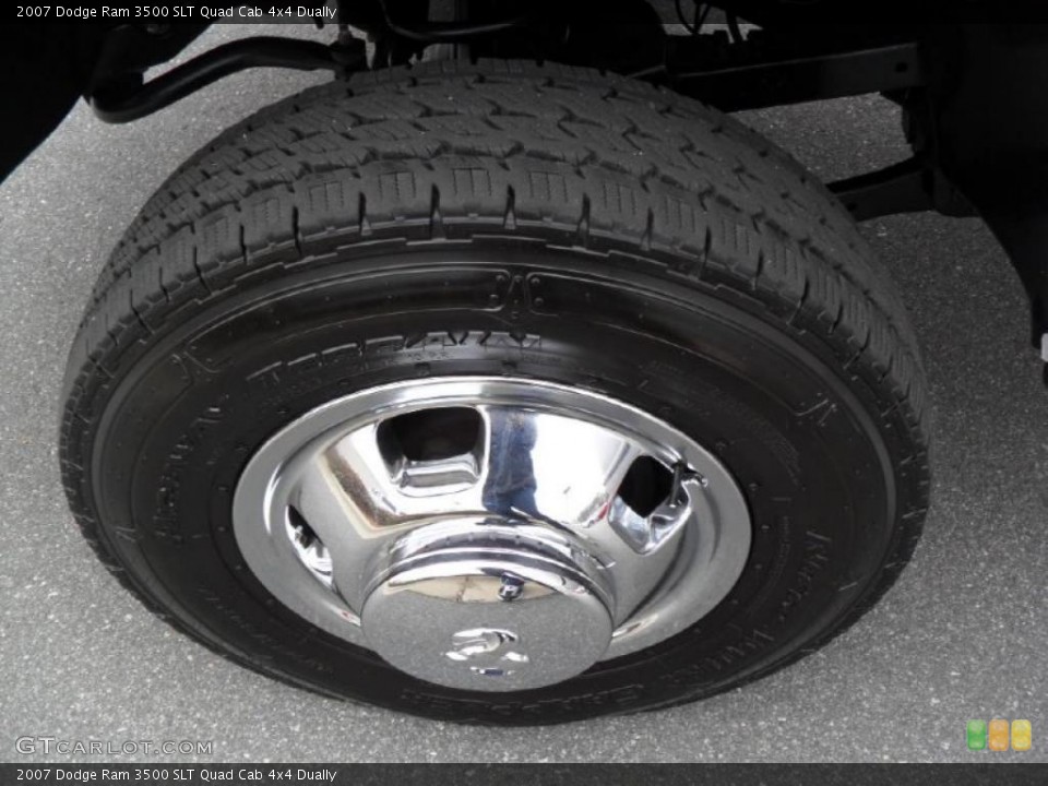 2007 Dodge Ram 3500 SLT Quad Cab 4x4 Dually Wheel and Tire Photo #43946827