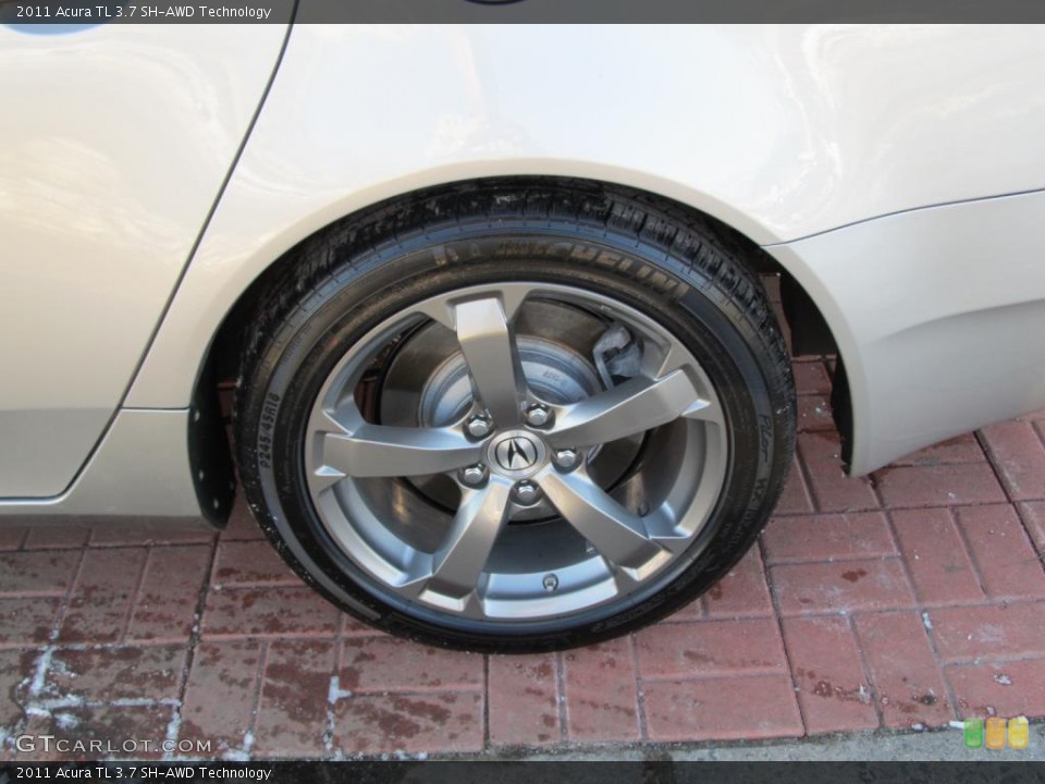 2011 Acura TL 3.7 SH-AWD Technology Wheel and Tire Photo #43949025