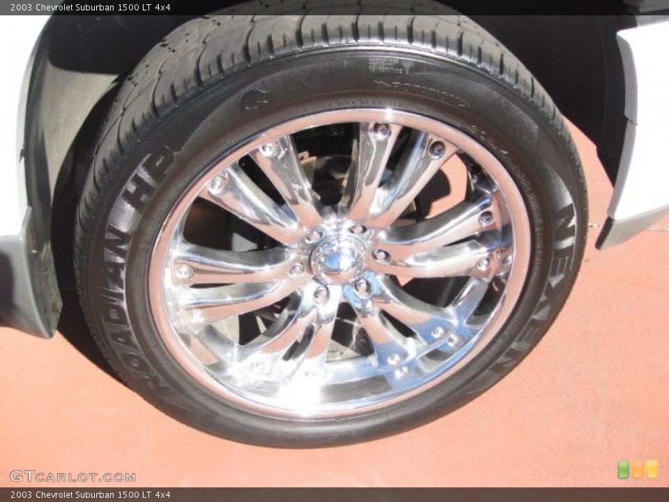 2003 Chevrolet Suburban Custom Wheel and Tire Photo #43953154