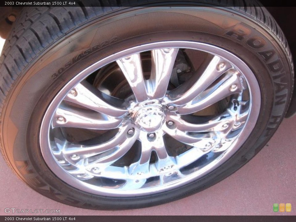 2003 Chevrolet Suburban Custom Wheel and Tire Photo #43953162