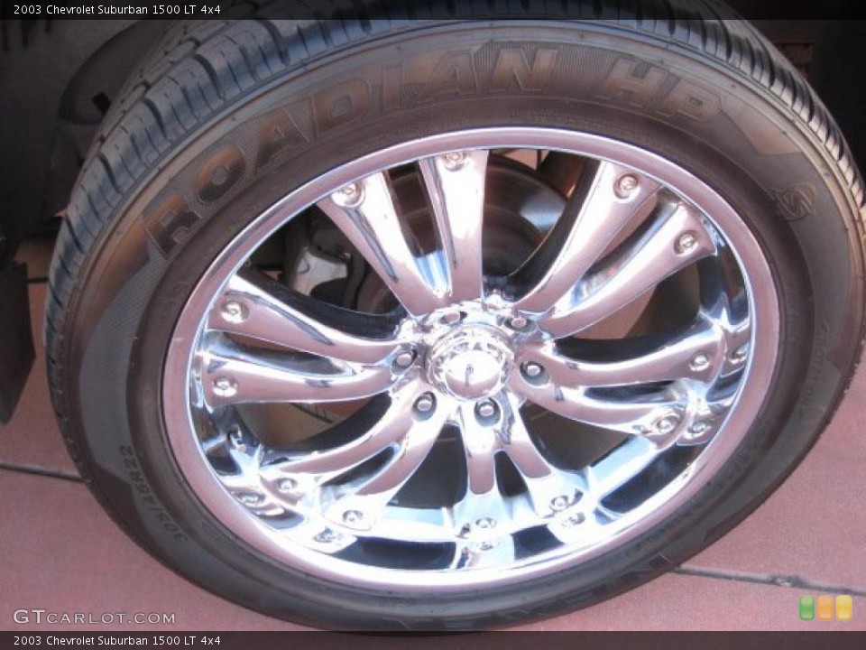 2003 Chevrolet Suburban Custom Wheel and Tire Photo #43953166