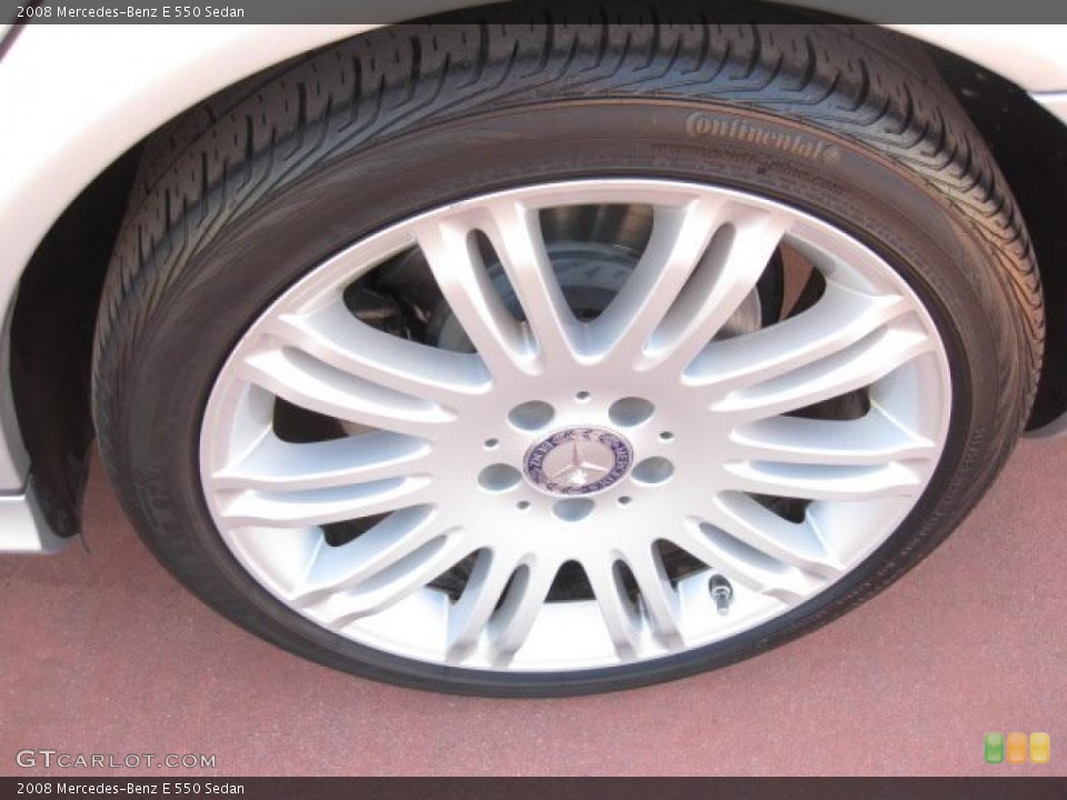 2008 Mercedes-Benz E 550 Sedan Wheel and Tire Photo #43954000