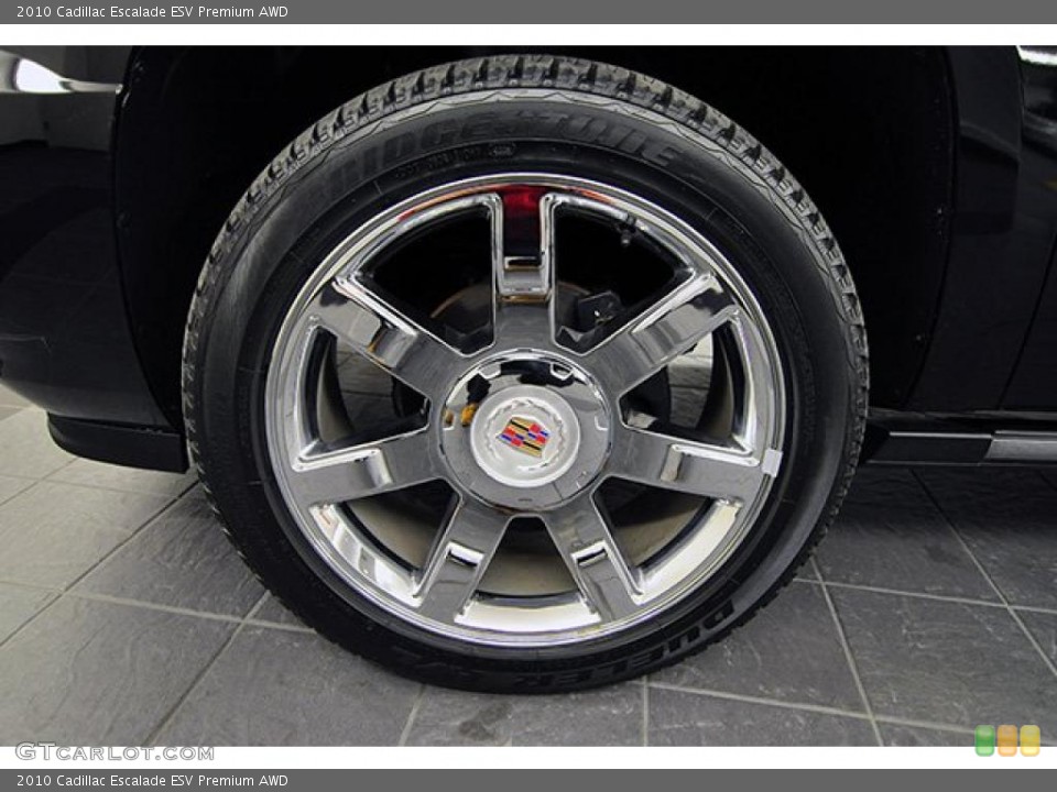 2010 Cadillac Escalade ESV Premium AWD Wheel and Tire Photo #43958986