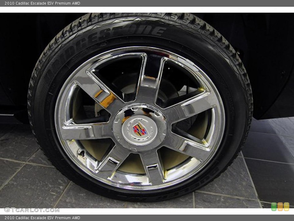 2010 Cadillac Escalade ESV Premium AWD Wheel and Tire Photo #43959020