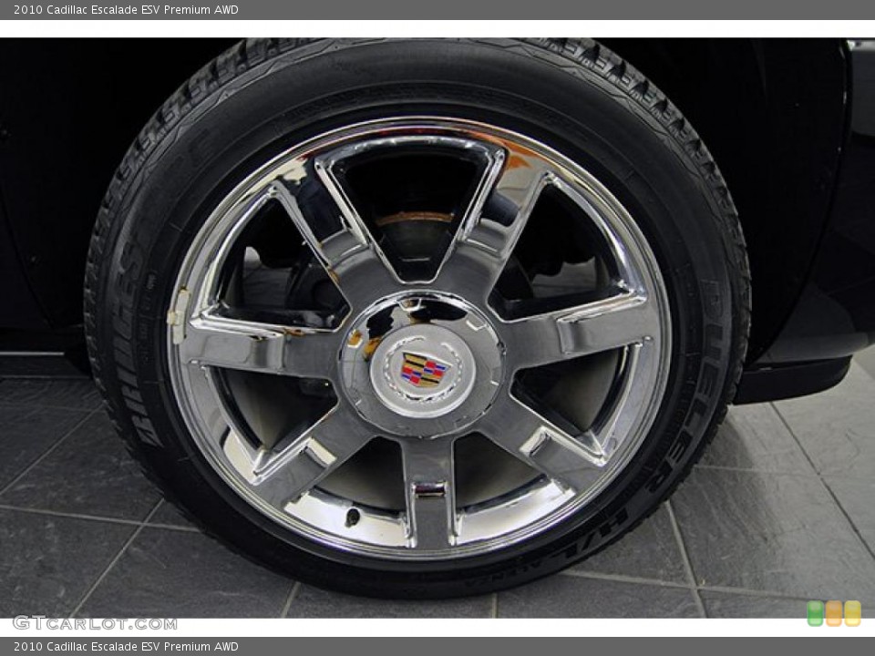 2010 Cadillac Escalade ESV Premium AWD Wheel and Tire Photo #43959084